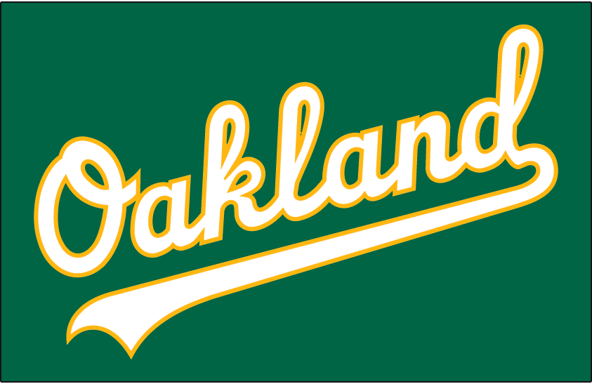 Oakland Athletics 2018-Pres Jersey Logo DIY iron on transfer (heat transfer)